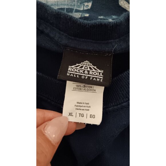 Rock & Roll Hall of Fame Blue XL Inductees Ohio Musician Music Classic Top - Picture 6 of 6